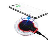Plastic Material QI Wireless Power Bank / QI Wireless Portable Charger With LED Light
