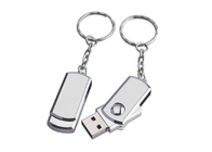 High Read / Write Speed USB Memory Disk , Swivel USB Flash Drive With Keyring