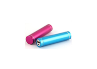 Colorful Mobile Power Bank 2600 Mah 24*24*91mm Size With Aluminium Shell