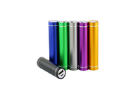 Colorful Mobile Power Bank 2600 Mah 24*24*91mm Size With Aluminium Shell