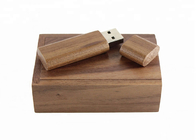 Eco Friendly Custom Usb Flash Drives , Wood USB Flash Drive 4GB 8GB 16GB