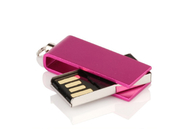 Mini Custom Gift USB Flash Drive Customized Logo Swivel USB Drive 25g